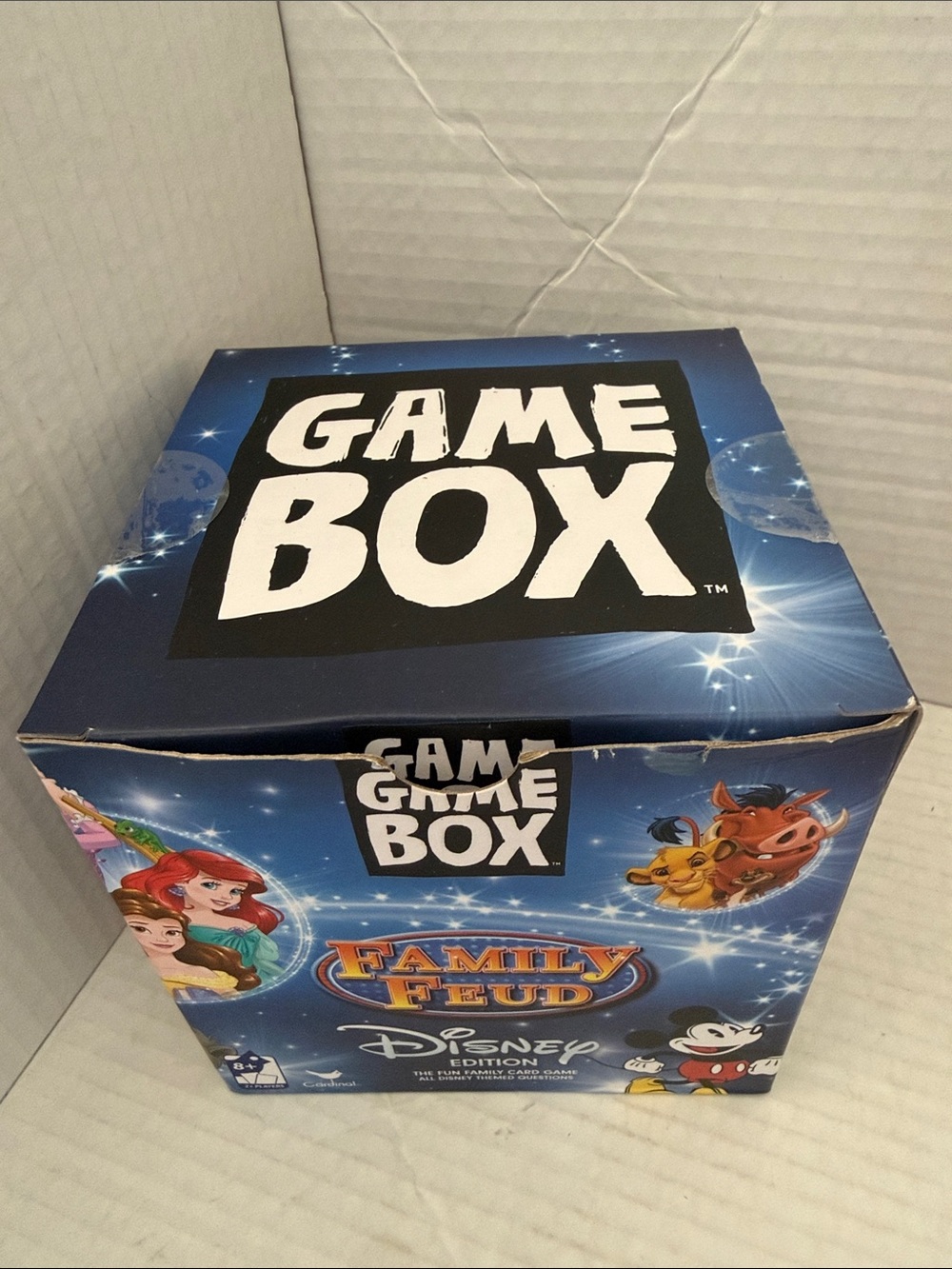Family Feud - Disney Edition Trivia Box Card Game 2+ Players (age 8+)  READ